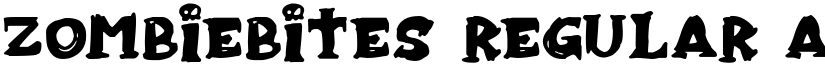 Zombiebites Regular font