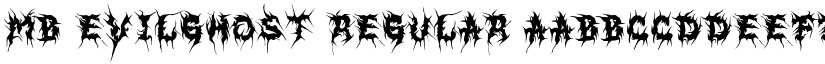 MB EvilGhost font download