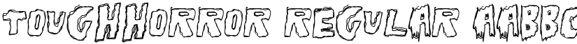 ToughHorror Regular font