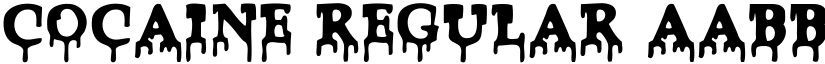 Cocaine Regular font