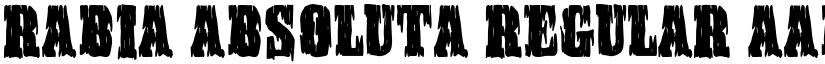 Rabia Absoluta Regular font