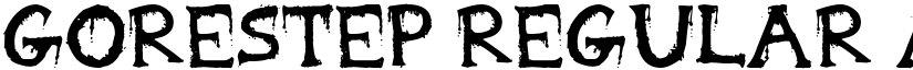 Gorestep font download