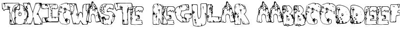 ToxicWaste Regular font