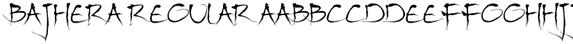 Bajhera Regular font