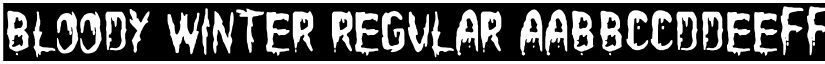 Bloody Winter Regular font