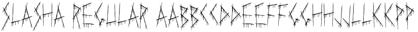 Slasha Regular font