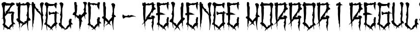 BangLYCH - Revenge Horror I font download