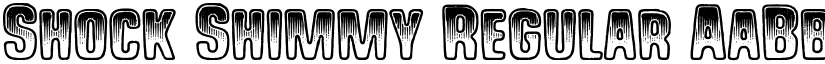 Shock Shimmy Regular font