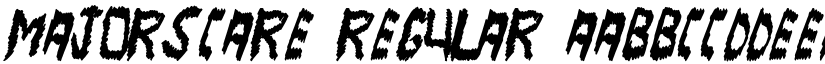 MajorScare font download