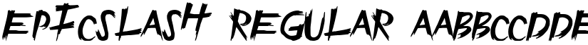 EpicSlash font download