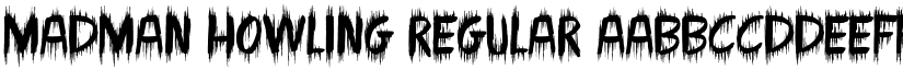 Madman Howling Regular font