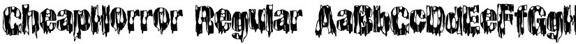 CheapHorror font download