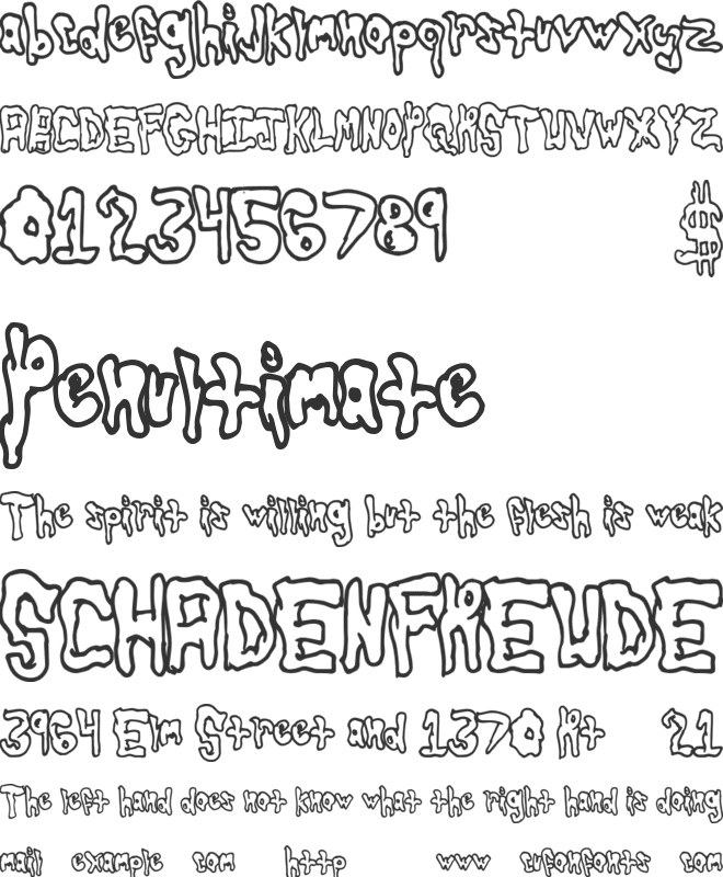 Globtastic font preview