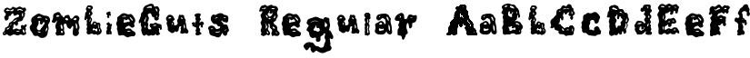 ZombieGuts font download