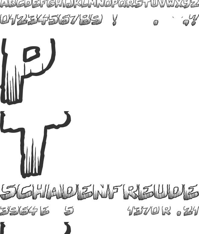 Swamp Death font preview