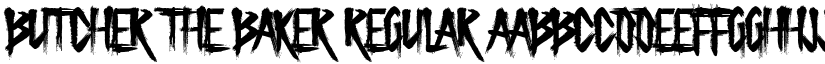 Butcher the Baker Regular font