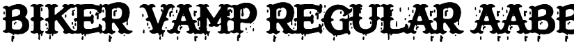 Biker Vamp Regular font