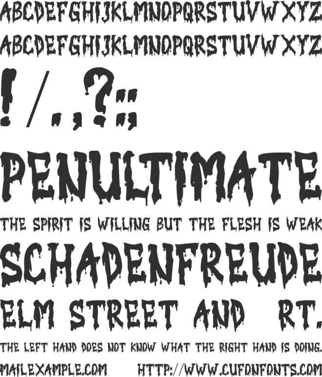 DHEMIT font preview