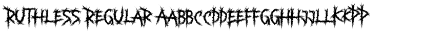 Ruthless font download