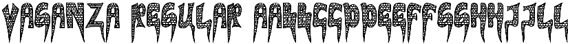 VAGANZA Regular font
