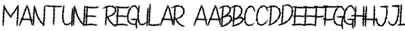 Mantune Regular font