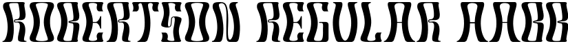 Robertson Regular font