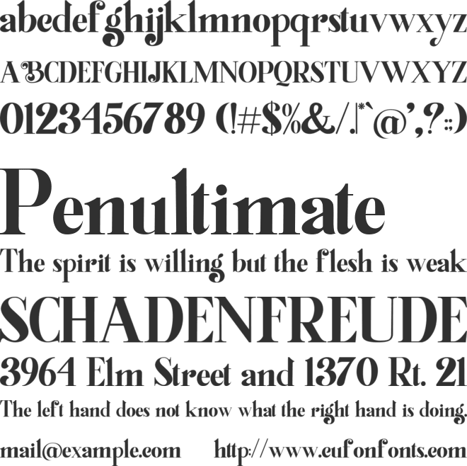 Bughia font preview