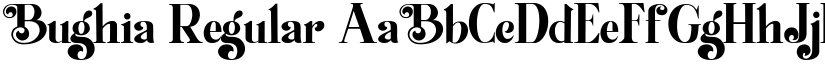 Bughia Regular font