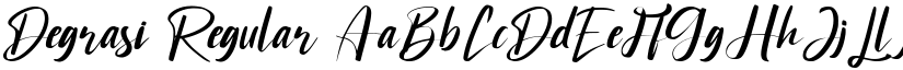 Degrasi Regular font