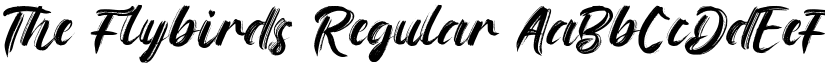 The Flybirds Regular font
