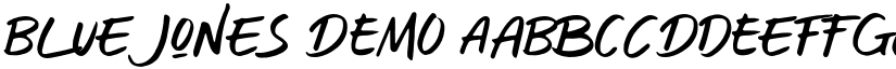 Blue Jones DEMO font