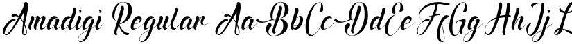 Amadigi Regular font