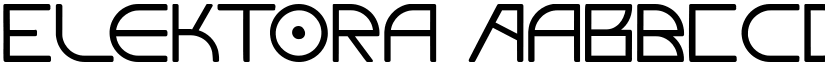 Elektora font download