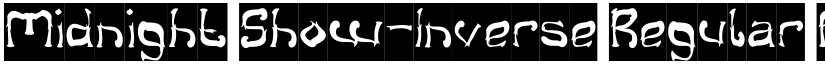 Midnight Show-Inverse Regular font