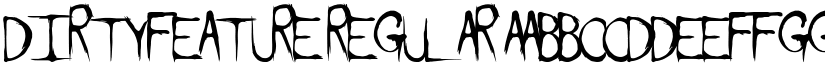 DirtyFeature font download
