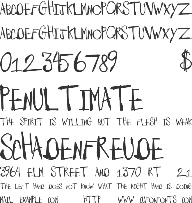 BarnyardMassacre font preview