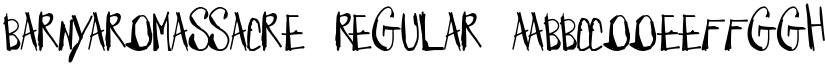 BarnyardMassacre Regular font
