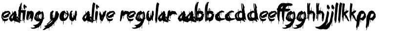 Eating You Alive font download