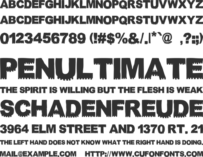 NEVERLAND font preview