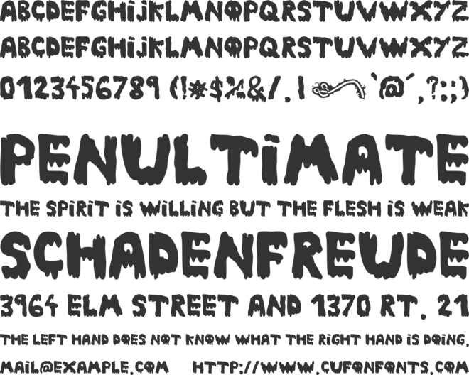 Ebola Font font preview