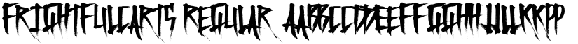 FrightfulCarts Regular font