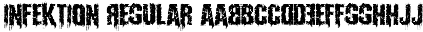 Infektion Regular font