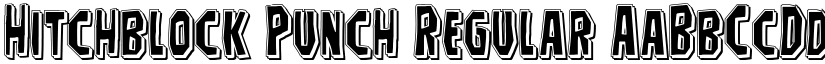 Hitchblock Punch Regular font