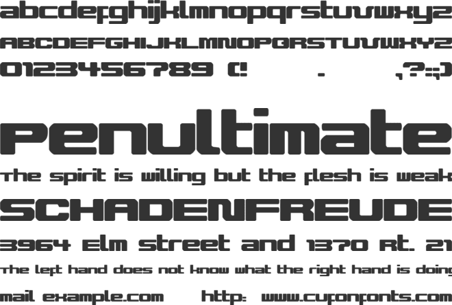 Improvise V9 font preview