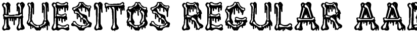 Huesitos Regular font
