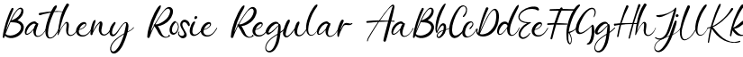 Batheny Rosie font download