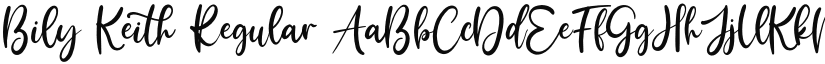 Bily Keith font download