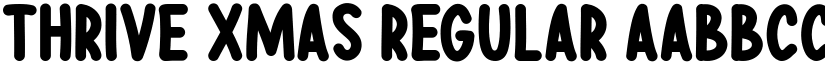 Thrive Xmas Regular font