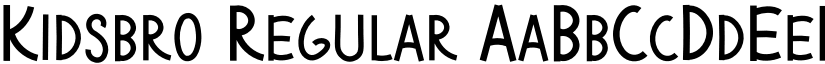 Kidsbro font download