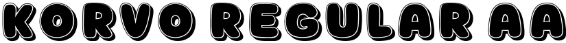 Korvo Regular font
